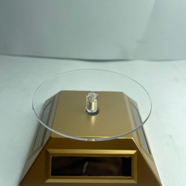 Revolving Solar Display Stand-Golden
